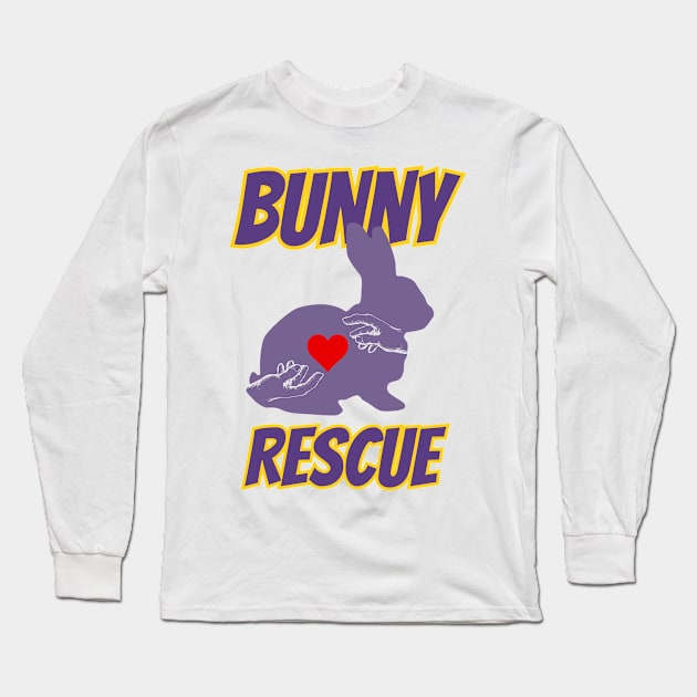 Bunny rescue Long Sleeve T-Shirt by smkworld